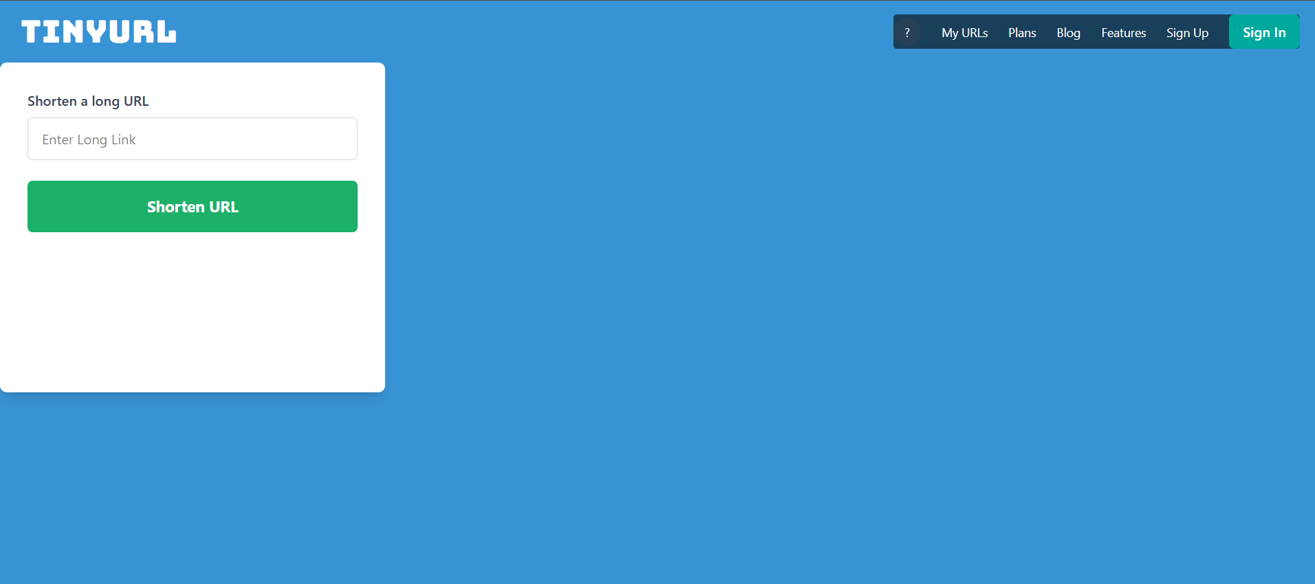 TinyUrl Clone